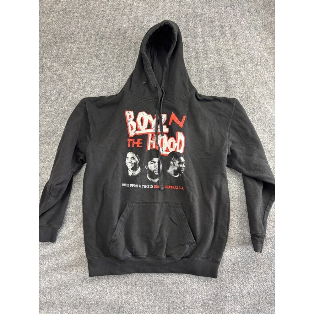 Boyz N The Hood Hoodie Men's‎ Large Ice Cube Hoodie Black 90s Rap Hip Hop Movie